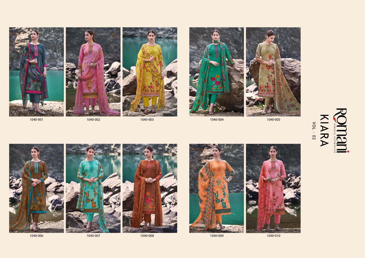 Romani Kiara 2 Cotton Fancy Ethnic Wear Ready Made Designer Dress Collection